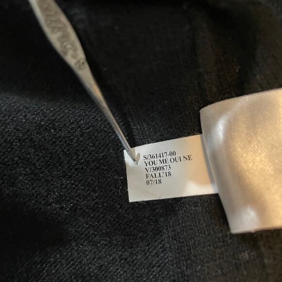 Banana Republic Womens Merino Wool Crewneck Sweater Capsule Luxe Black Small - Picture 8 of 9